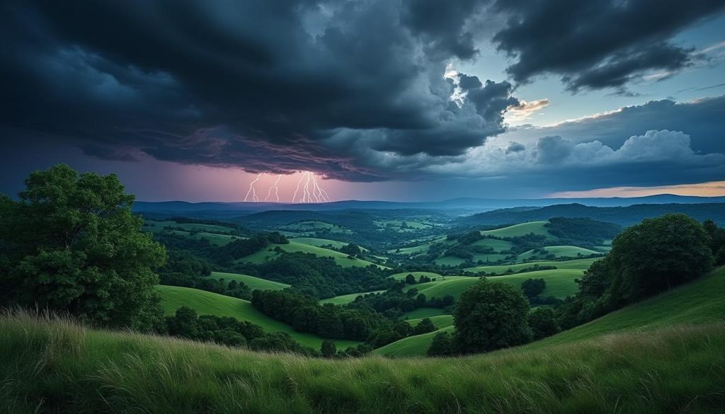 découvrez les dernières informations sur les orages menaçants qui touchent l'auvergne-rhône-alpes, avec huit départements placés en alerte jaune. restez informé des conditions météorologiques et des conseils de sécurité pour faire face à ces perturbations.