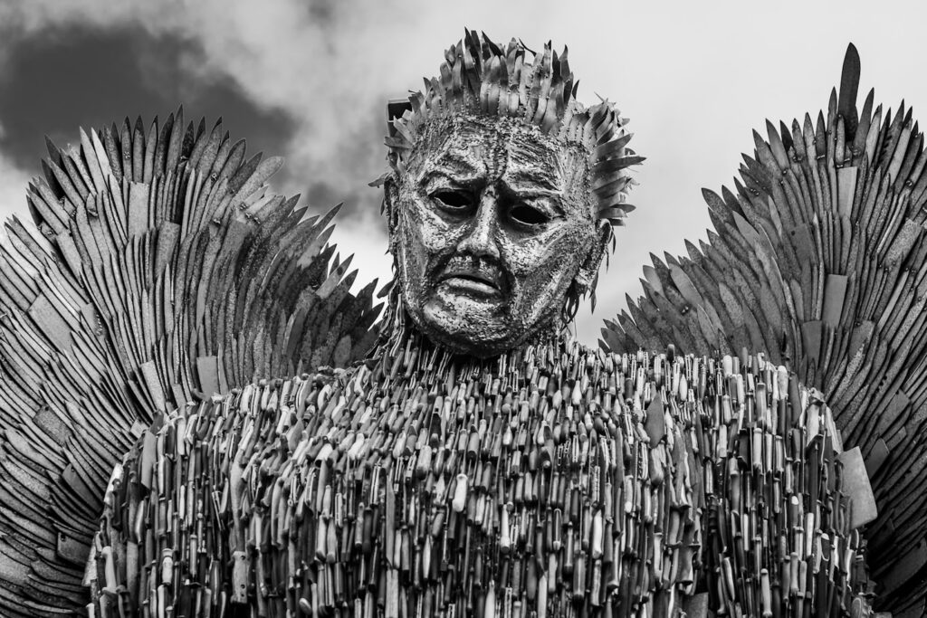 Alfie Bradley's Knife Angel