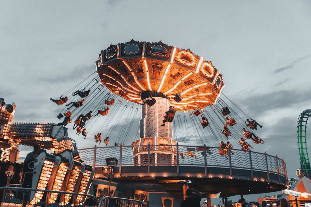 I was running social media for a clients event in Wildwood, NJ and had the ability to take some time and capture the world around me. It was so energetic, the sounds were so happy and inviting. As I looked up I saw rides of every kind packed full of people. This collection Round + Round features the rides that had the happiest effect on me. Enjoy!