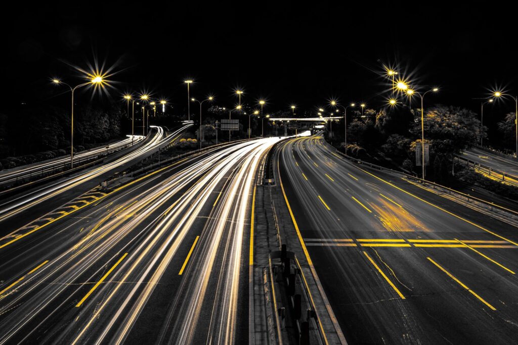 Night highway